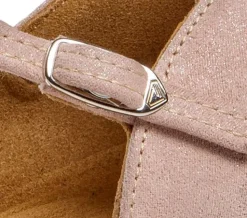 Dame Dansebutikken Rosa flot dansesko til damer med 5 cm hæl
