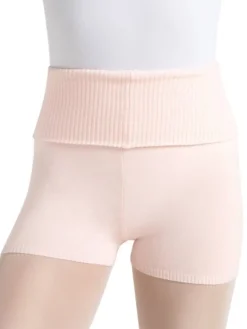 Dame Dansebutikken Rosa strik balletshorts til teen og damer Capezio