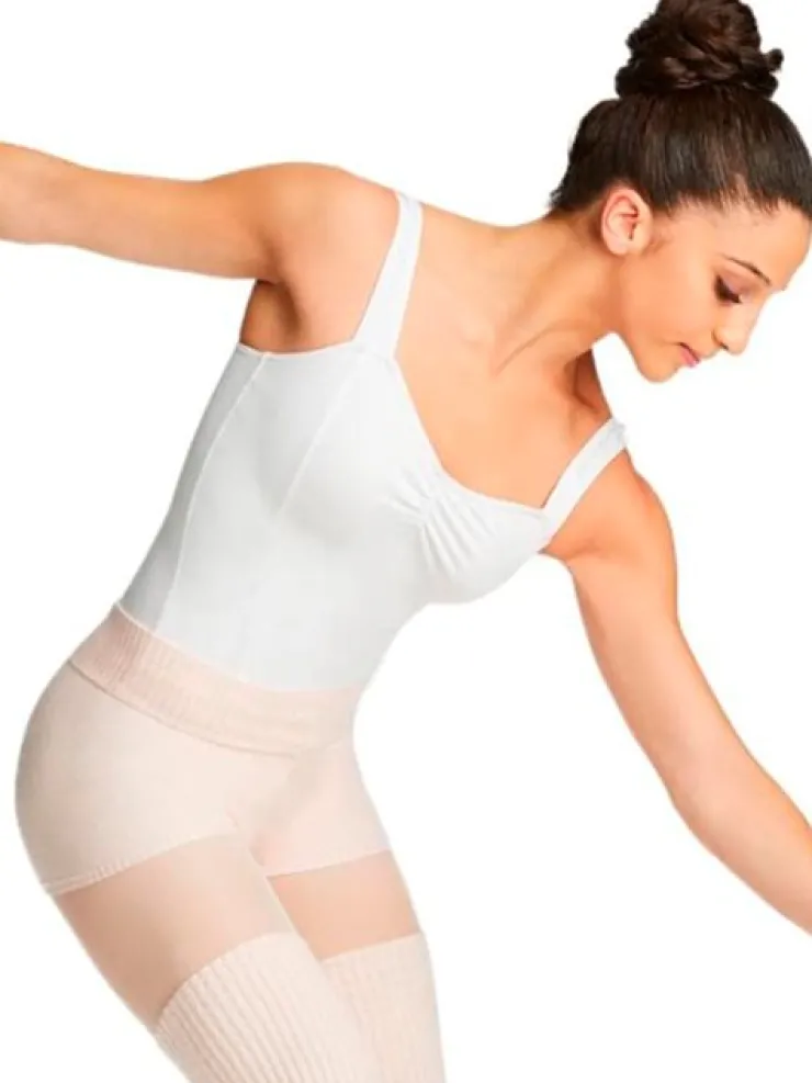 Dame Dansebutikken Rosa strik balletshorts til teen og damer Capezio