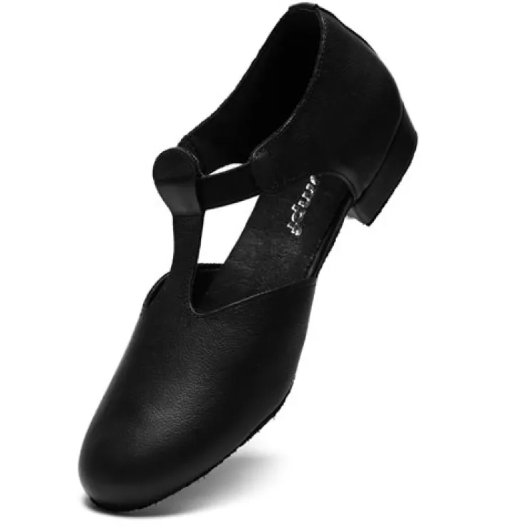 Dame Dansebutikken Rumpf dansesko/træningssko m.T-rem - 1312