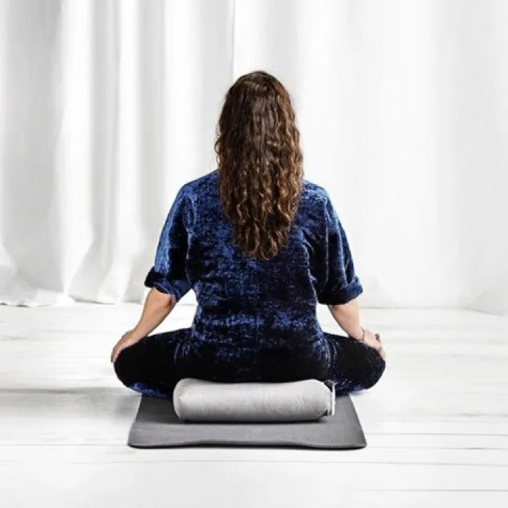 Dansebutikken Simple Days grå yoga meditationspude