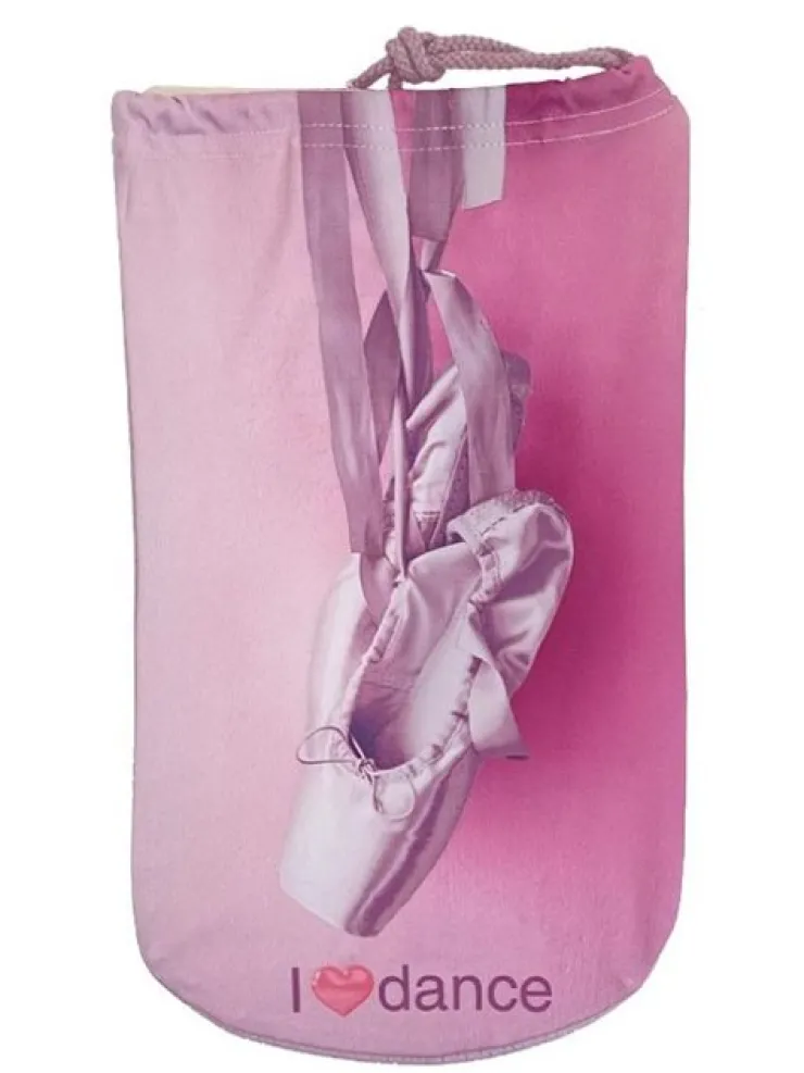 Dansebutikken Sko pose pink til balletsko I love dance