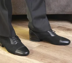 Dansebutikken Smart dansesko til herrer med nålestriber