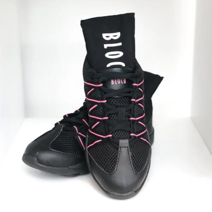Dame Dansebutikken Sneakers Bloch til linedance/swing/zumba - criss cross