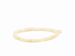 Dansebutikken SOÏ armbånd 4mm - gul jade