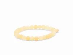 Dansebutikken SOÏ armbånd 6mm - gul jade