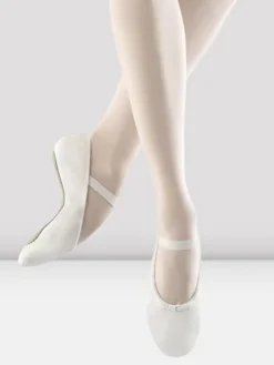 Dansebutikken Soft fuld sål balletsko/springsko Bloch skind