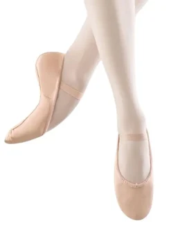 Dansebutikken Soft fuldsål balletsko/springsko Bloch skind