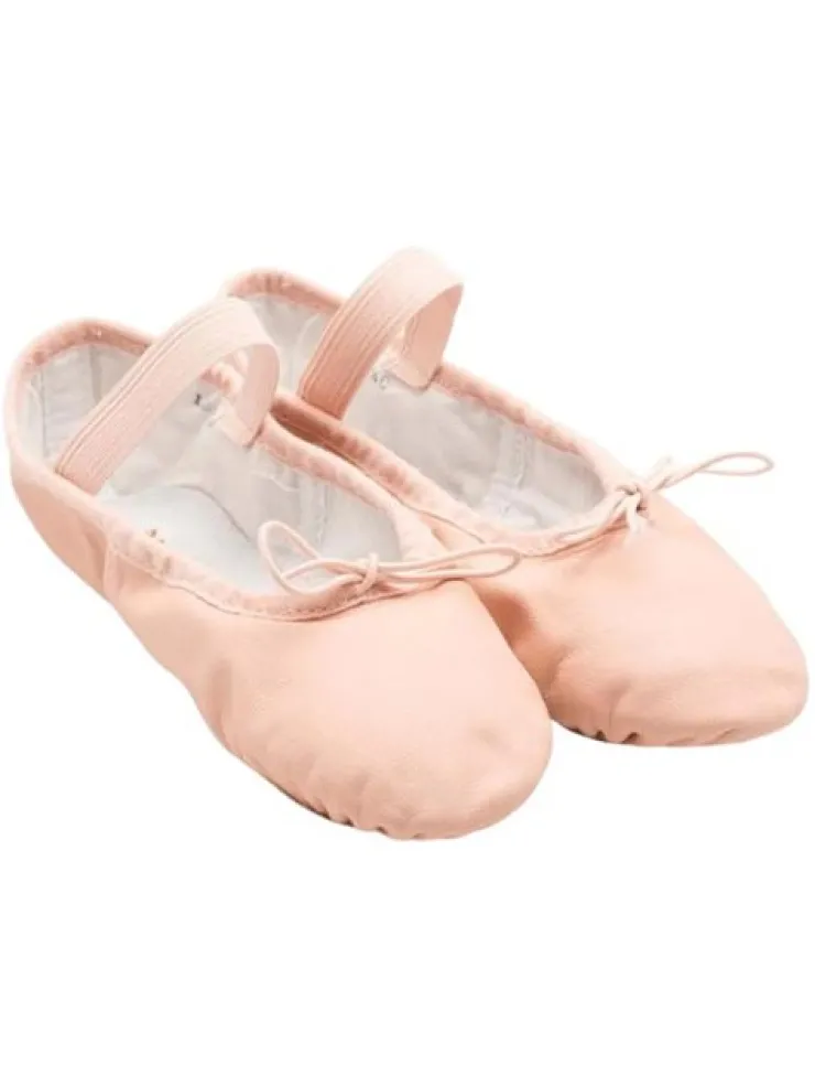 Dansebutikken Soft fuldsål balletsko/springsko Bloch skind