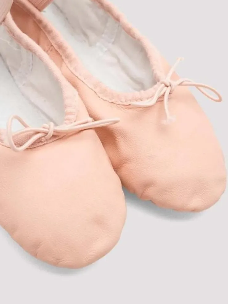 Dansebutikken Soft fuldsål balletsko/springsko Bloch skind
