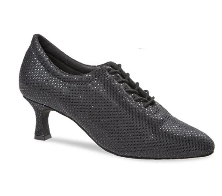Dame Dansebutikken Sort glitter trænings dansesko vario pro hybrid