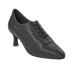 Dame Dansebutikken Sort glitter trænings dansesko vario pro hybrid