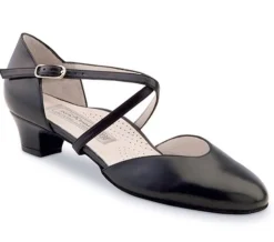 Dame Dansebutikken Sort lav Felice dame dansesko Werner Kern