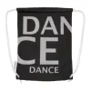 Dansebutikken Sort rygsæk med Dance skrift