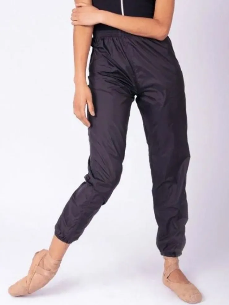 Dame Dansebutikken Sort sved bukser til warm-up Mara Dancewear