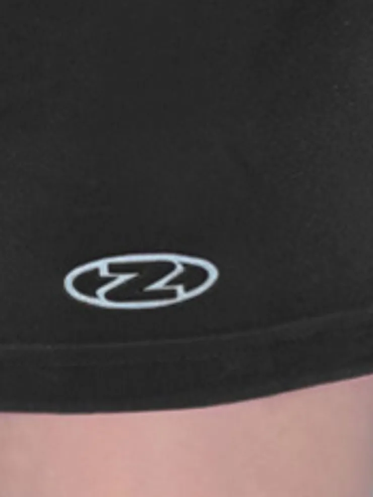 Dansebutikken Sorte basic velour shorts til piger gym The zone