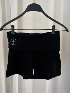 Dame Dansebutikken Sorte strik shorts til teen og damer Wear Moi