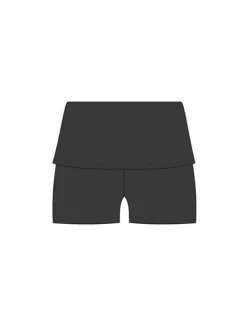 Dame Dansebutikken Sorte strik shorts til teen og damer Wear Moi