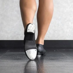 Dame Dansebutikken Stepsko Cadence sort skind Unisex model