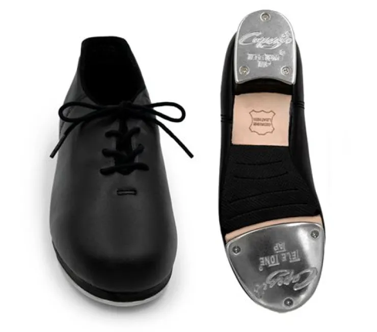 Dame Dansebutikken Stepsko Cadence sort skind Unisex model