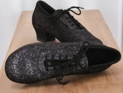 Dame Dansebutikken Træningsdansesko fra Diamant i multicolor glimmer til damer