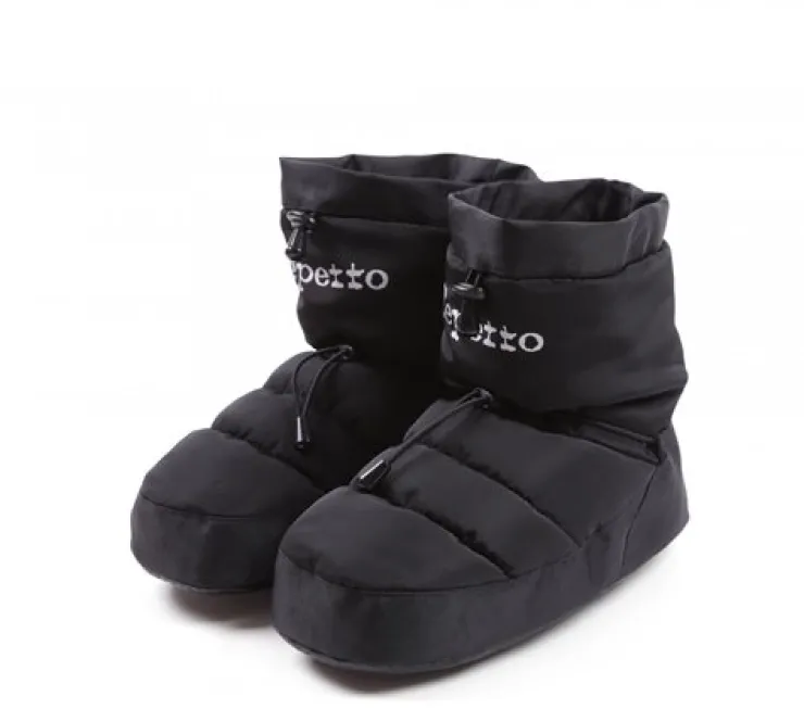 Dansebutikken Warm up sort boots til ballet og dans fra Repetto