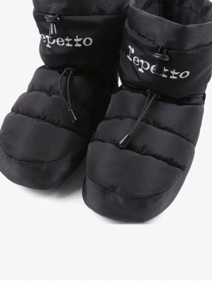 Dansebutikken Warm up sort boots til ballet og dans fra Repetto