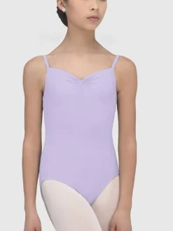 Børn Dansebutikken Wear Moi dragt med rynk til piger i lyselilla