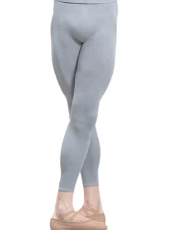 Børn Dansebutikken Wear Moi grå ballettights til drenge/herre microfiber