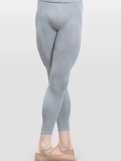 Børn Dansebutikken Wear Moi grå ballettights til drenge/herre microfiber