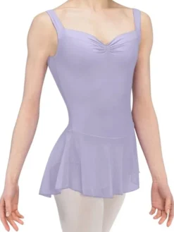 Dame Dansebutikken Wear Moi lilla balletdragt med skørt