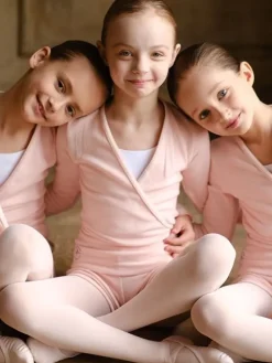 Børn Dansebutikken Wearmoi rosa strikshorts børn ballet/gymnastik