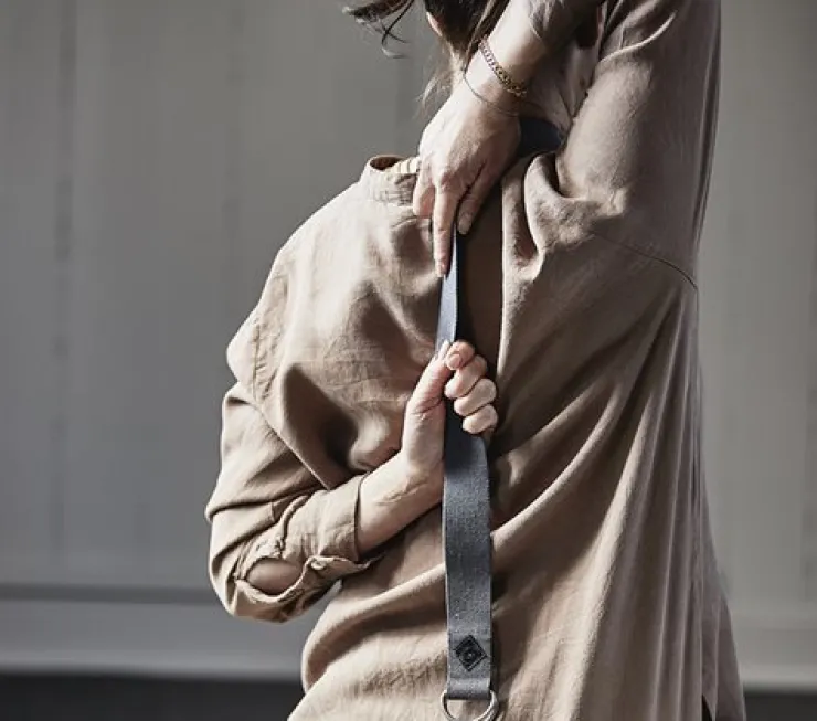 Dansebutikken Yogabælte fra Simple Days i brun