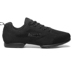 Dame Dansebutikken ZUMA Rumpf sneaker sort åndbar knit