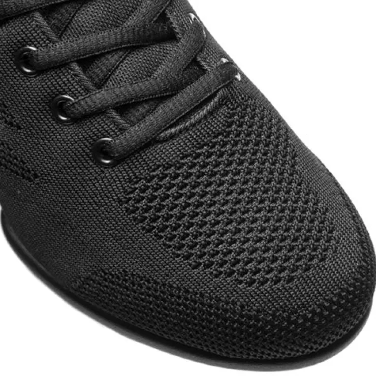 Dame Dansebutikken ZUMA Rumpf sneaker sort åndbar knit