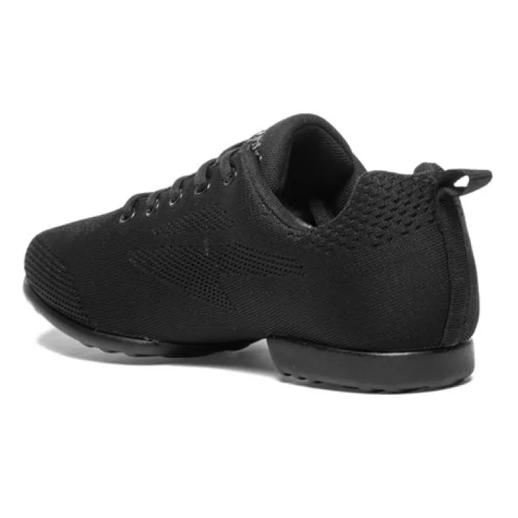 Dame Dansebutikken ZUMA Rumpf sneaker sort åndbar knit